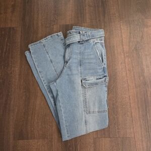 Women's Light Blue Flare Jeans
